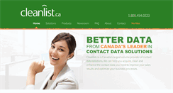 Desktop Screenshot of cleanlist.ca