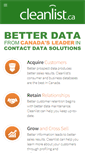 Mobile Screenshot of cleanlist.ca